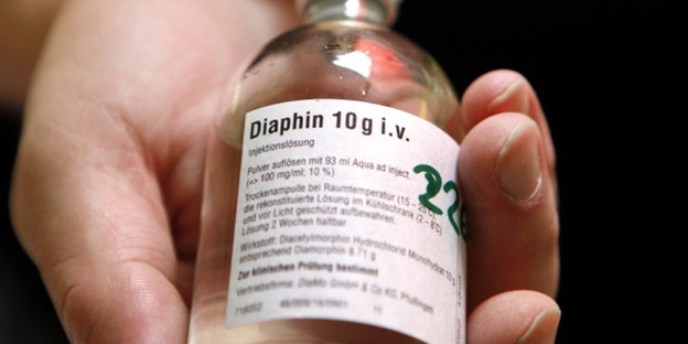 10 Gram Diaphin - the 99,9% clean pharmaceutical IV heroin used at the Danish heroin clinics. 
